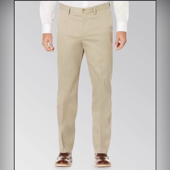 5 for $25! NWOT Savane 100% Cotton Khaki Pants with Pockets Size 36x30 - Picture 1 of 8